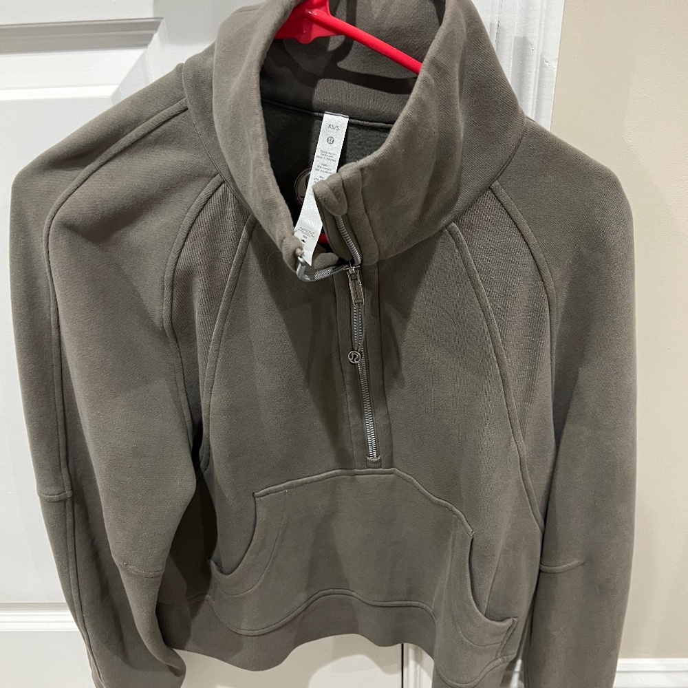 Lululemon Scuba Oversized Funnel Neck Half Zip